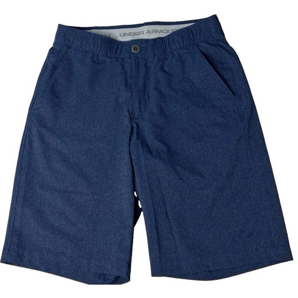 Under Armour Men's Size 30 Blue HeatGear Loose Golf Shorts 100% Polyester(426)